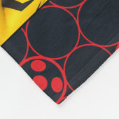 Wees sterk, wees moedig, wees wonderbaarlijk fleece deken (Hoek)