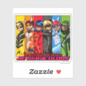 Wees sterk, wees moedig, wees wonderbaarlijk sticker (Vel)