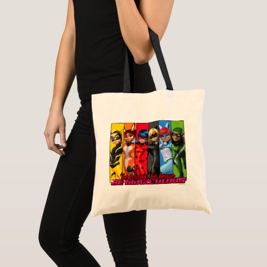 Wees sterk, wees moedig, wees wonderbaarlijk tote bag (Voorkant (product))