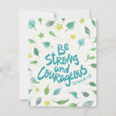 Wees sterke en moedige Briefkaarten (Voorkant)