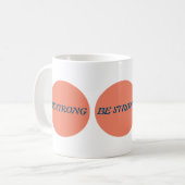 Wees sterke Mok (Voorkant links)