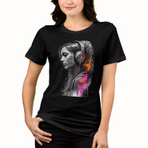 "Wees sterke vrouwen Tshirts inspirerend zwart mot