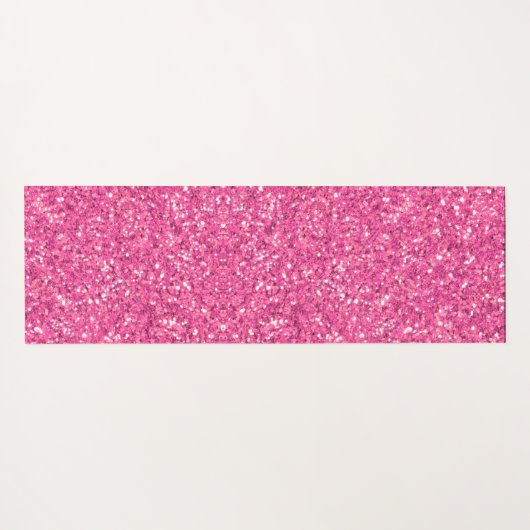 Wees sterker dan uw excuses roze sequenties yogamat (Achterkant (horizontaal))