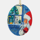 Wees stil als muis keramisch ornament (Rechts)