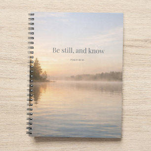 Wees Stil Christelijk Notitieboek Psalm 46:10 Schr