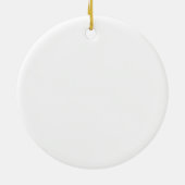 Wees stil en ken prachtige Christelijke Bijbelse V Keramisch Ornament (Achterkant)