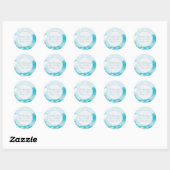 Wees stil en ken prachtige Christelijke Bijbelse V Ronde Sticker (Vel)
