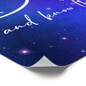 Wees stil en ken Waterverf Bijbel Christelijk Poster (Hoek)