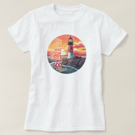 Wees stil en weet dat ik God ben Bijbelvers T-shirt