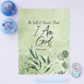 Wees stil en weet dat ik God ben Flyer (Enkel)