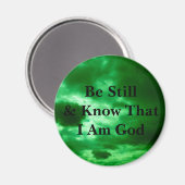 Wees stil en weet dat ik God ben Magneet (Voorkant / Achterkant)