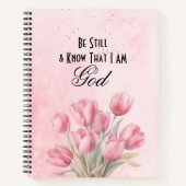 Wees stil en weet dat ik God ben Notitieboek (Voorkant)