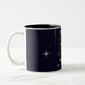 Wees stil en weet dat ik God ben Tweekleurige Koffiemok (Links)