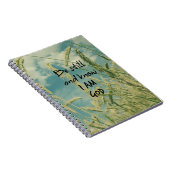 Wees stil en weet dat ik God Bijbel Verse ben Notitieboek (Rechterzijde)