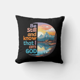 Wees stil en weet dat ik God Bijbelse Verse ben Kussen