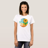 Wees stil en weet dat ik God Bijbelse Verse ben T-shirt (Voorkant volledig)