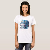 Wees stil en weet dat ik God Bijbelse Verse ben T-shirt (Voorkant volledig)