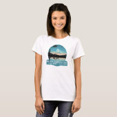 Wees stil en weet dat ik God Bijbelse Verse ben T-shirt (Voorkant volledig)