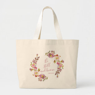 Wees Stil En Weet Grote Tote Bag