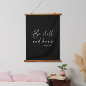 Wees stil en weet het hangend wandkleed (Slaapkamer)
