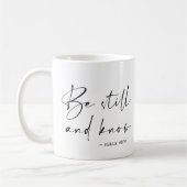 Wees stil en weet het koffiemok (Links)