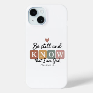 Wees stil en weet Hoesje voor telefoon Psalm 46: