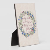 Wees stil en weet - Psalm 46:10 Fotoplaat (Zijkant)