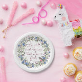 Wees stil en weet - Psalm 46:10 Papieren Bordje (Feest)