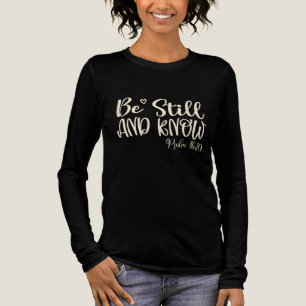 Wees Stil En Weet Psalm 46 V 10 Vrouwen Tri-Blend Shirt