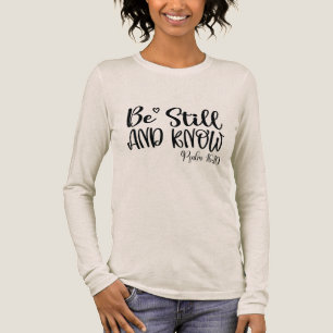 Wees Stil En Weet Psalm 46 V 10 Vrouwen Tri-Blend Shirt