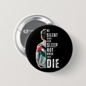 WEES STIL RONDE BUTTON 5,7 CM (Voorkant /achterkant)