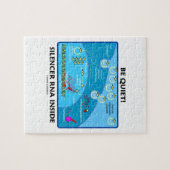 Wees stil! Silencer RNA Inside (moleculaire biolog Legpuzzel (Horizontaal)