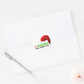 Wees stout ronde sticker (Envelop)