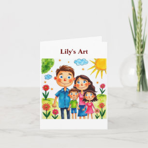 Wees trots op je kind en voeg kunstwerken toe aan kaart