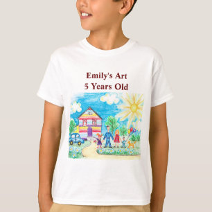 Wees trots op je kind en voeg kunstwerken toe aan t-shirt