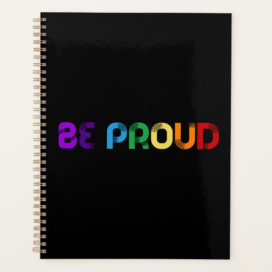 Wees trots op LGBT Gay Pride Planner (Voorkant)