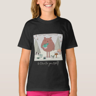 Wees trouw aan jezelf... Natuur Beer T-shirt