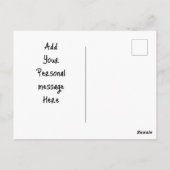 Wees u mooi, kleurrijk, helder briefkaart (Achterkant)