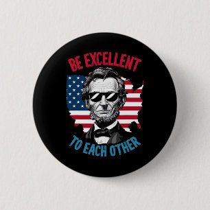 Wees Uitstekend Voor Elkaar Vs Kaart Vlag Abe Abra Ronde Button 5,7 Cm