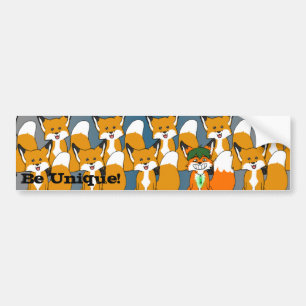 Wees uniek! Bumpersticker