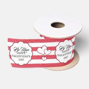 Wees Van Mij Gelukkige Valentijnsdag Hart Krijt St Lint