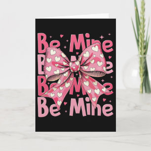 Wees Van Mij Roze Valentijn Coquette Hart Xoxo Kop Kaart