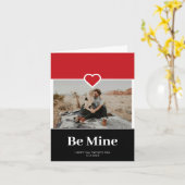 Wees Van Mijne Aangepaste Foto Valentijnsdag Kaart (Gele Bloem)