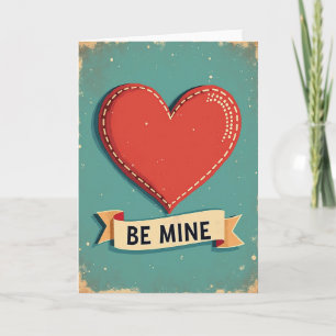 Wees Van Mijne Vintage Valentijnskaart Kaart