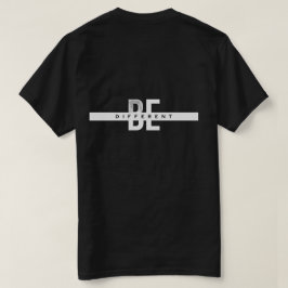 Wees Verschillend | Motiverende Typografie T-Shirt