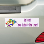 Wees vet! bumpersticker (Op auto)