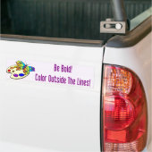 Wees vet! bumpersticker (Op Truck)