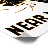 Wees voorzichtig bij Poster van de machine (Hoek)