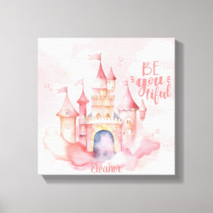 Wees voorzichtig  canvas afdruk