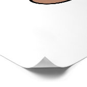 Wees voorzichtig Geweldige Dog Pun Poster (Hoek)